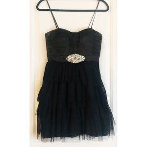 Hailey Logan By Adrianna Papell Black Party Dress